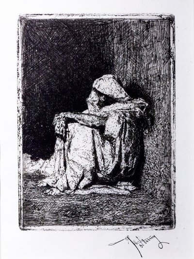 Ülő arab alkotó: Mariano Fortuny