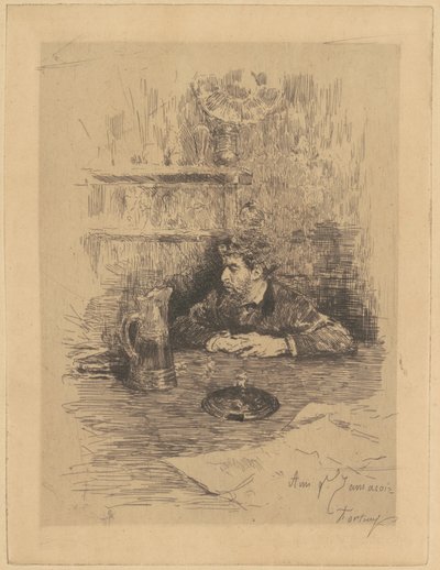 Ami Ed. Zamacois (Eduardo Zamacois és Zabala) alkotó: Marià Fortuny