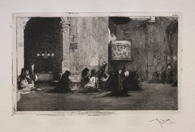 Szent József templom Madridban. alkotó: Mariano José María Bernardo Fortuny y Carbó