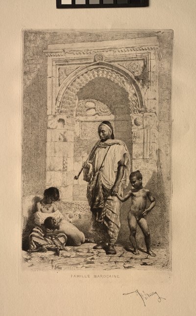 Marokkói család, 1862. alkotó: Mariano José María Bernardo Fortuny y Carbó