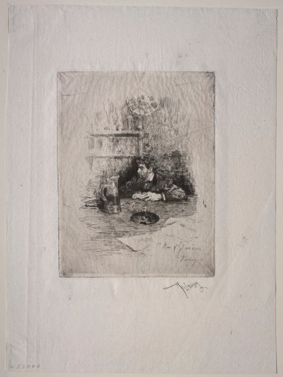 Zamacois portréja. alkotó: Mariano José María Bernardo Fortuny y Carbó