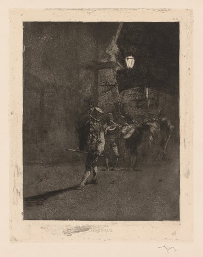 Szerenád. alkotó: Mariano José María Bernardo Fortuny y Carbó