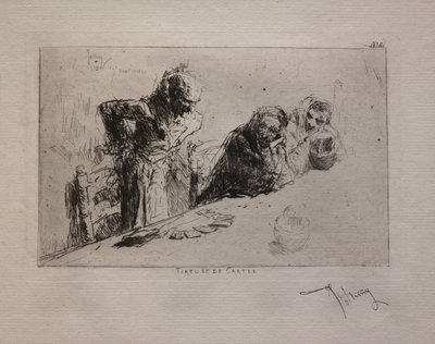 Kártyafiók, 1867. alkotó: Mariano José María Bernardo Fortuny y Carbó