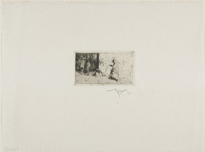Egy utca Sevillában alkotó: Mariano Fortuny y Marsal