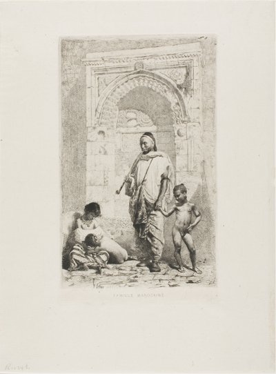 Marokkói család alkotó: Mariano Fortuny y Marsal