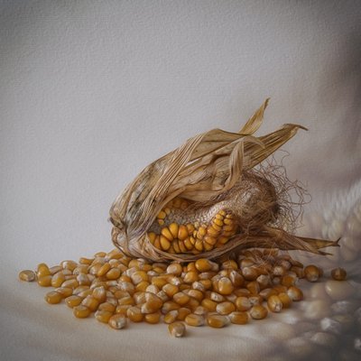 Aranyszínű kukorica betakarítás alkotó: Marie-anne Stas