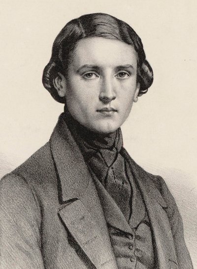Louis James Alfred Lefébure-Wely orgonaművész és zeneszerző portréja 1817-1869, 1840. alkotó: Marie Alexandre Menut Alophe