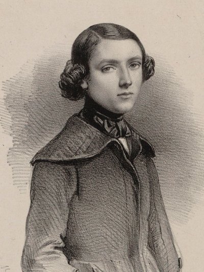 Louis James Alfred Lefébure-Wely orgonaművész és zeneszerző portréja 1817-1869, 1840. alkotó: Marie Alexandre Menut Alophe