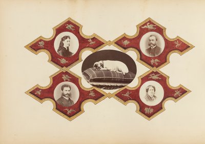 A Madame B album, 1870-es évek. alkotó: Marie-Blanche-Hennelle Fournier
