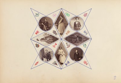 A Madame B album, 1870-es évek. alkotó: Marie-Blanche-Hennelle Fournier