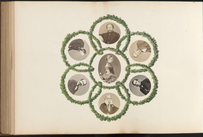 A Madame B album, 1870-es évek. alkotó: Marie-Blanche-Hennelle Fournier