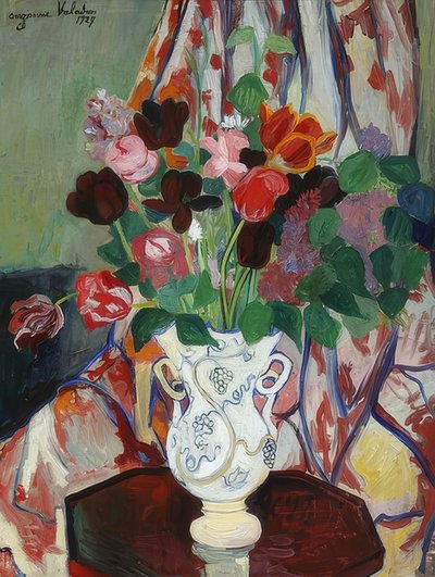 Tulipán váza. 1927 alkotó: Marie Clementine (Suzanne) Valadon