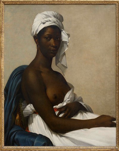 Egy fekete nő portréja alkotó: Marie Guilhelmine Benoist