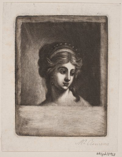Női fej alkotó: Marie Jeanne Clemens