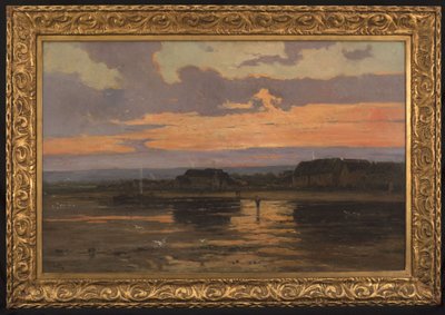 Este magány: Morsalines (Manche), 1887 körül (olaj, vászon). alkotó: Marie Joseph Leon Clavel Iwill