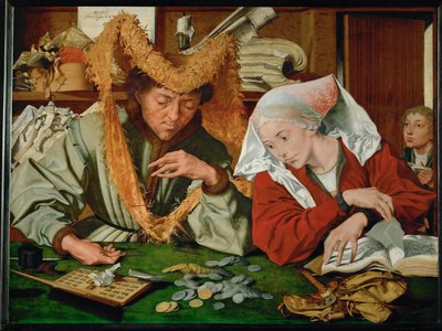 A vámszedő és felesége alkotó: Marinus van Reymerswaele