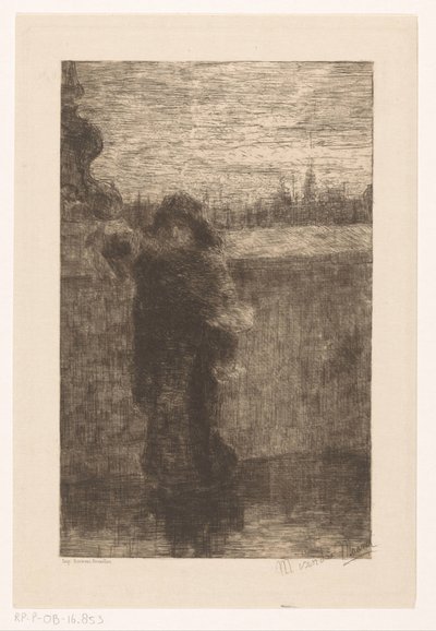Nő köpenyt alkotó: Marinus van der Maarel