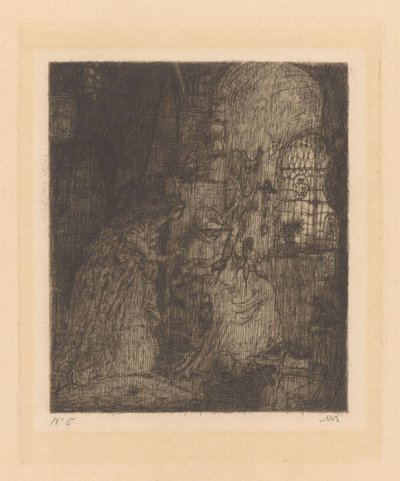 Az alvó szépség alkotó: Marius Bauer (signed by artist)