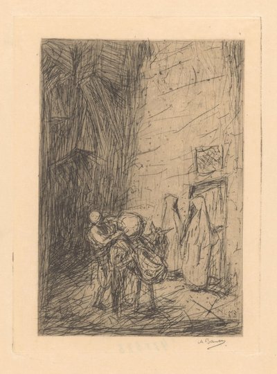 oszmán kereskedő alkotó: Marius Bauer (signed by artist)