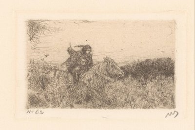 Lovas alkotó: Marius Bauer (signed by artist)