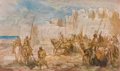 "lovasság", 1910 alkotó: Marius Bauer