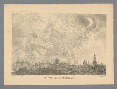 St. Nikolaas te Amsterdam (cím a tárgyon) alkotó: Marius Bauer
