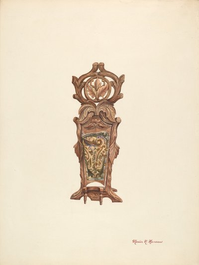 Bootjack & Slipper-Holder, c. 1940. alkotó: Marius Hansen