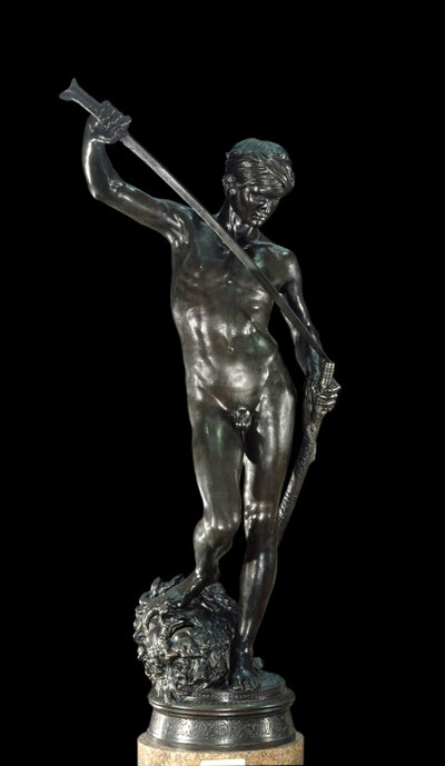 David Bronz szobor Antonin Mercia (1845-1916) Párizsban, Musee d