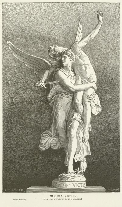 Gloria Victis alkotó: Marius Jean Antonin Mercie