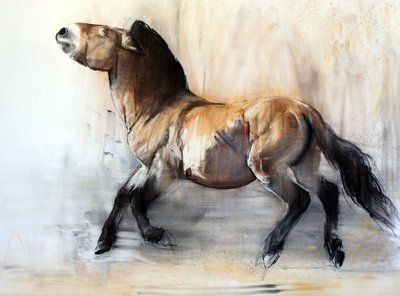 Ősi ló (Przewalski télen), 2014 alkotó: Mark Adlington