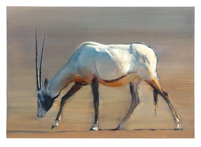 Arabian Oryx, 2010 (olaj, papír) alkotó: Mark Adlington
