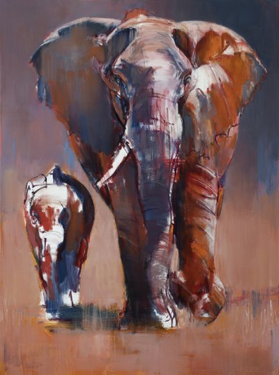 Anya és borjú, 2018 alkotó: Mark Adlington
