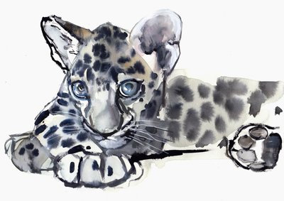 Spotty (arab leopárd kölyök), 2008 alkotó: Mark Adlington