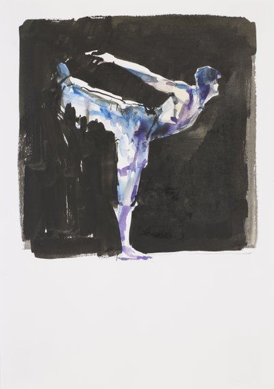 Színpad (tinta és wc papíron) alkotó: Mark Adlington