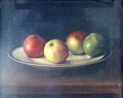 Csendélet almával alkotó: Mark Gertler