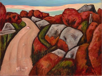 Blueberry Highway, Dogtown, 1931 alkotó: Marsden Hartley