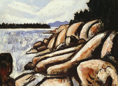 City Point, Vinalhaven, 1937-38 (olaj az akadémiai táblán) alkotó: Marsden Hartley