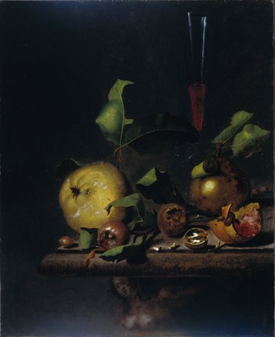 Csendélet birsalmával alkotó: Marten Nellius