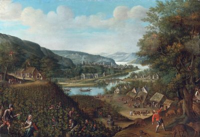 Autumn par Valckenborch, Marten van (1535-1612). Olaj, vászon, méret: 88,3x129,5, , Magángyűjtemény alkotó: Marten van Valckenborch