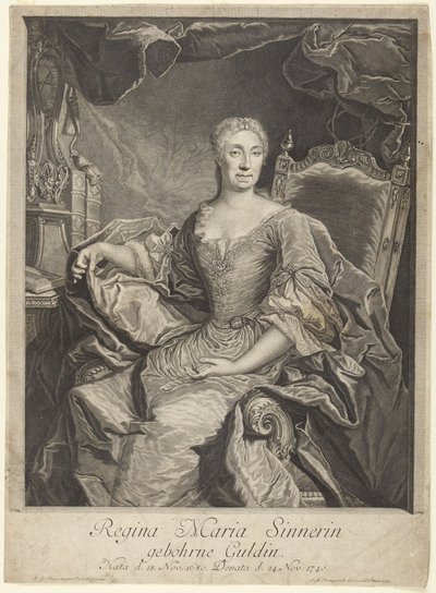 Regina Maria Sinnerin alkotó: Martin Bernigeroth