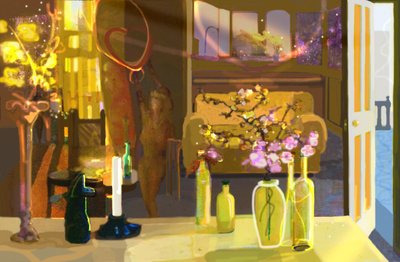 Hotel szoba alkotó: Martin Decent