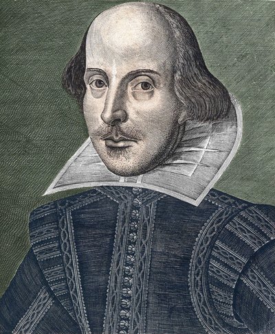 William Shakespeare (1564-1616) portréja. alkotó: Martin Droeshout