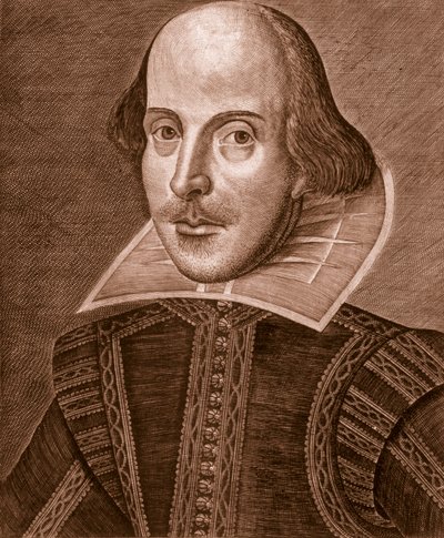 Shakespeare portréja, 1623. alkotó: Martin Droeshout