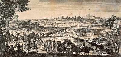 Spanyolország örökösödési háborúja (1701-1714) Franciaország és Spanyolország között, Barcelona főhadiszállása alkotó: Martin Engelbrecht