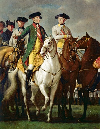 II. József császár és tábornokai a katonai táborban ... alkotó: Martin Ferdinand Quadal