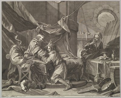 Izsák Áldás Jákob, 18. század. alkotó: Martin Gottfried Crophius