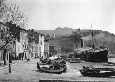 Cassis kikötője, Franciaország, 1937. alkotó: Martin Hurlimann
