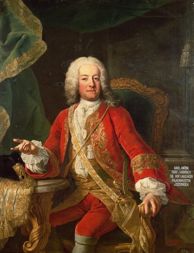 Carl Anton von Harrach gróf, solymászmester és osztrák főhadnagy alkotó: Martin II Mytens or Meytens