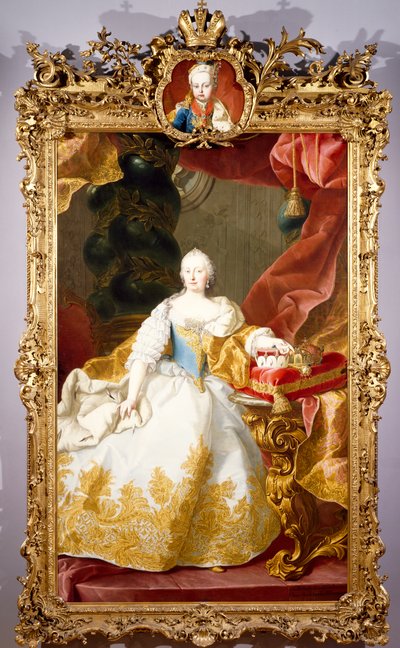Mária Terézia portréja (Bécs alkotó: Martin II Mytens or Meytens