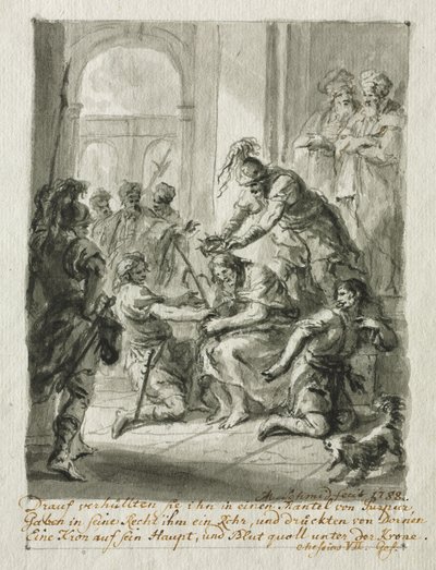 A tövisekkel megkoronázott Krisztus, 1788. alkotó: Martin Johann Schmidt